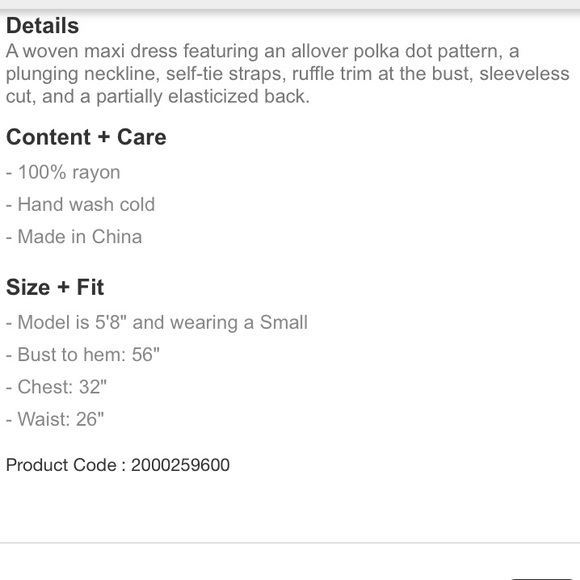 Forever 21 Ginger/White Polka Dot Woven Dress - Picture 6 of 8